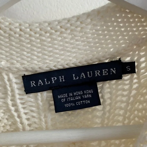 Ralph Lauren White Knit Top - Picture 2 of 6